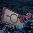 Case for Samsung Galaxy S23 Ultra, ERBORD Impact Guard, MagSafe, maroon