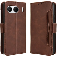 Flip case for OnePlus Nord 4, Card Slot, brown