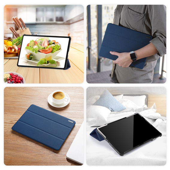 Case for Samsung Galaxy Tab S9 Ultra 14.6", Dux Ducis Domo, blue