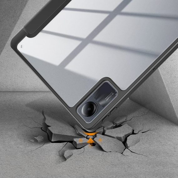 Case for Xiaomi Redmi Pad SE 11", Smartcase Hybrid, with stylus space, black