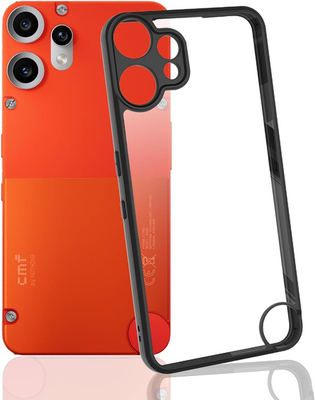 Case for CMF Nothing Phone 2 Pro, Fusion Hybrid, transparent