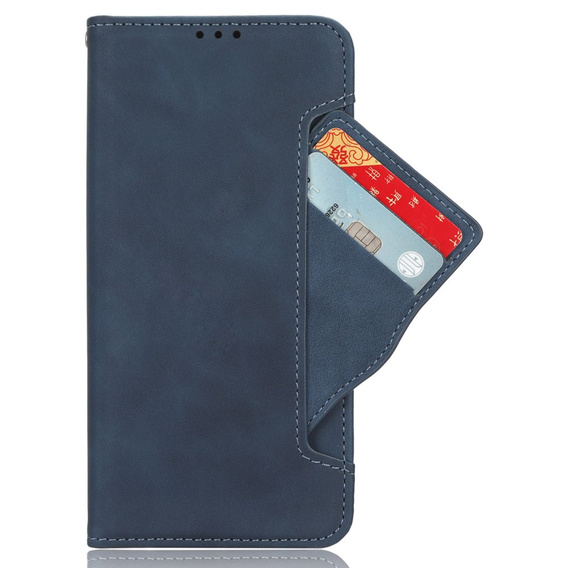 Flip case for Realme C61, Card Slot, dark blue
