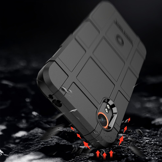 Case for Samsung Galaxy Xcover 7, Rugged Shield, black