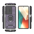 Case for Xiaomi Redmi Note 13 5G, KickStand Camera Lens, purple