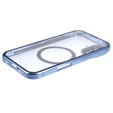 Magnetic Dual Glass MagSafe case for iPhone 16, blue