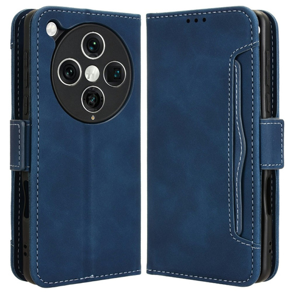 Flip case for Oppo Find X8 Pro, Card Slot, dark blue