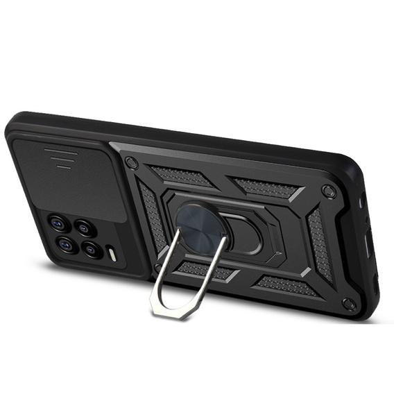 Case for Realme 8 / 8 Pro, CamShield Slide, black