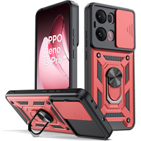 Case for Oppo Reno 13 Pro, CamShield Slide, red
