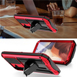 Armored case for Samsung Galaxy S24, R-JUST, red