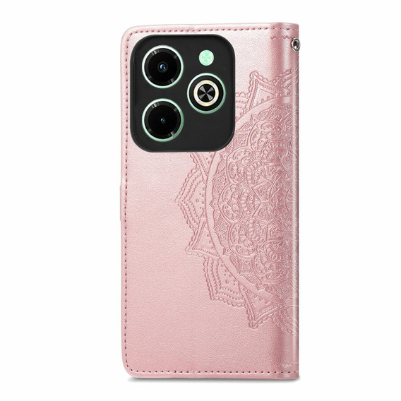 Flip case for Infinix Hot 40i, Mandala, pink