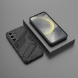 Case for Samsung Galaxy A36 5G, Military kickstand, black