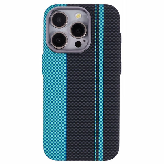 MagSafe's iPhone 13 Pro Max Case, Carbon Fiber, black / blue