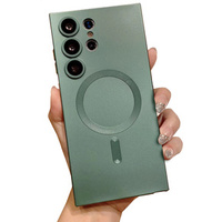 Case for Samsung Galaxy S23 Ultra, ColorMag, for MagSafe, green