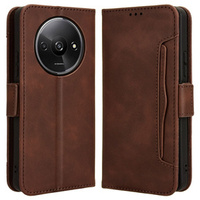 Flip case for Xiaomi Redmi A3, Card Slot, brown
