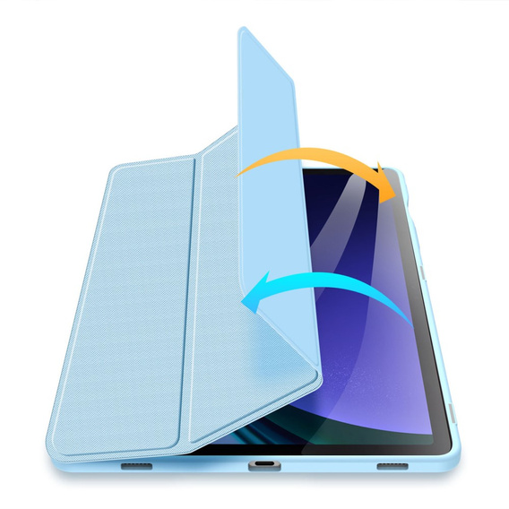 Case for Samsung Galaxy Tab S10 Lite / S10 FE / S9 FE, Dux Ducis TOBY, blue