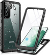 IP68 Waterproof Case for Samsung Galaxy S22+ Plus, Redpepper Dot+, black