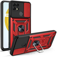 Case for Realme C21, CamShield Slide, red