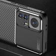 Case for Xiaomi 12T, Carbon Gel, black
