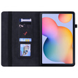 Case for Samsung Galaxy Tab S6 Lite, Wallet Pen Slot, black
