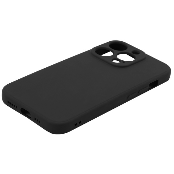 Case for iPhone 15 Pro, Silicone Lite, black