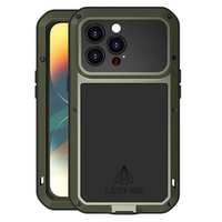 Love Mei Case for iPhone 14 Pro, armored with glass, green