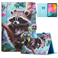 Case for Samsung Galaxy Tab A7 Lite, with flap, raccoon