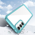 Case for Samsung Galaxy S23 FE, Fusion Hybrid, transparent / blue