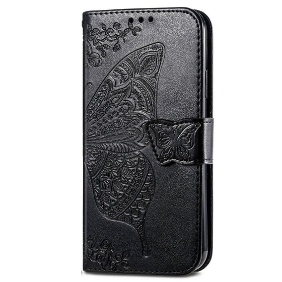 Flip case for Realme 12, Butterfly, black