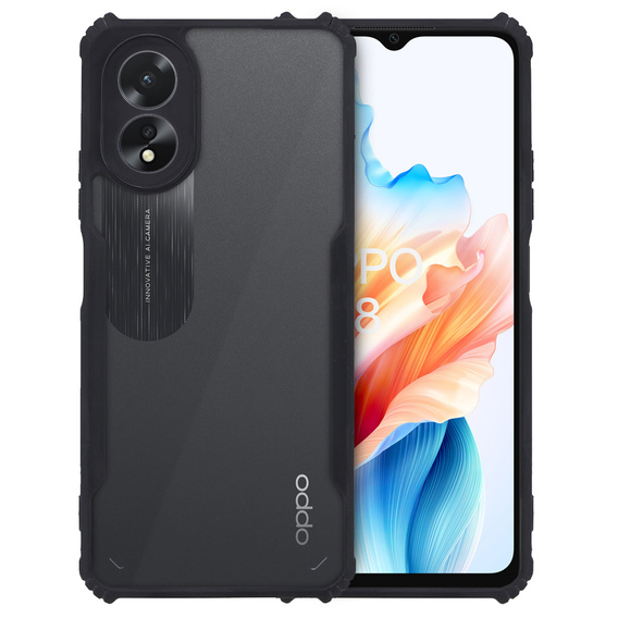 Case for Oppo A38 4G / Oppo A18 4G, AntiDrop Hybrid, black