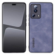 Case for Xiaomi 13 Lite, ERBORD Business, with metal plate for car mounts, blue