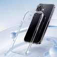 Case for iPhone 16, ERBORD Slim, transparent + 9H glass