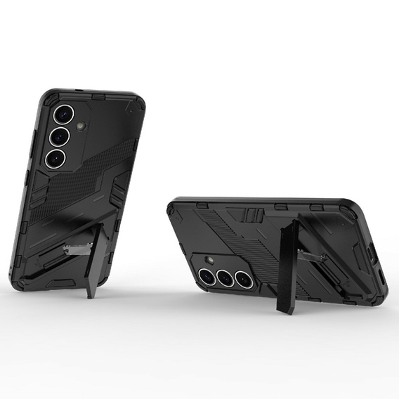 Case for Samsung Galaxy A36 5G, Military kickstand, black