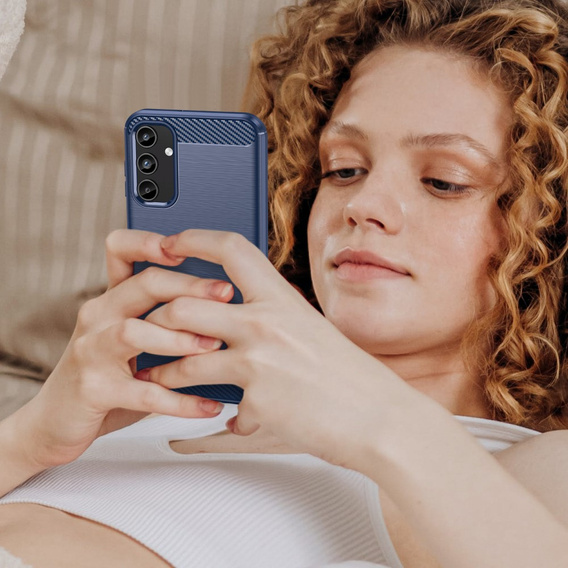 Case for Samsung Galaxy A15 4G / 5G, Carbon, blue
