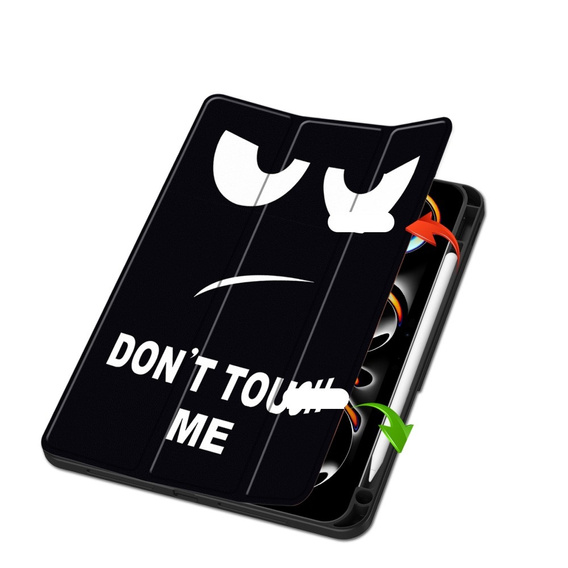 Case for iPad Pro 11 2024, Smartcase, don't touch me