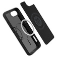 Spigen case for iPhone 16E, Thin Fit Mag, black + 9H tempered glass