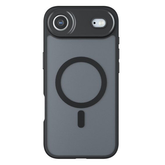 Matte sleeve for iPhone Air, for MagSafe, with camera protection, black