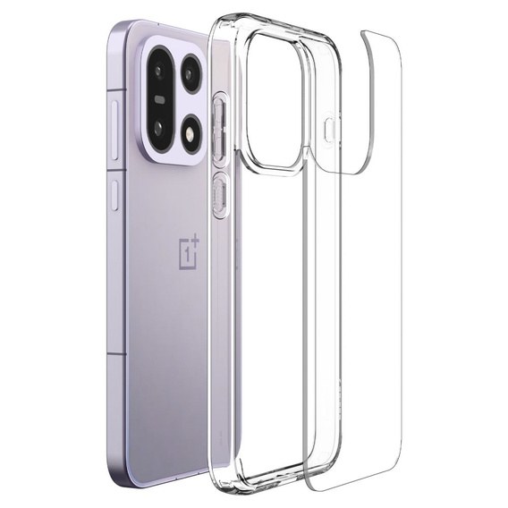 Spigen Ultra Hybrid Case for OnePlus 15, Crystal Clear