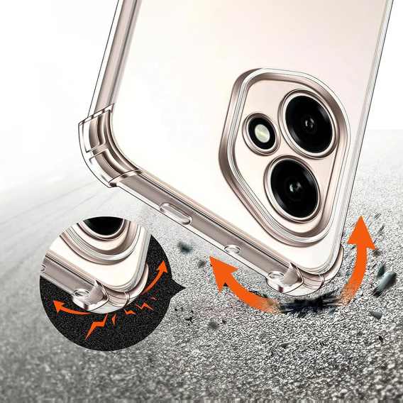 Case for Honor 400 5G, Dropproof, transparent