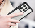 Case for Motorola Edge 50 Pro, Fusion Hybrid, black