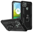 Armor Case for Motorola Moto G9 Power, Nox Case Ring, black