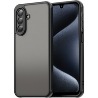 Matt Case for Samsung Galaxy A17 5G, smoked with black sides