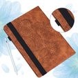 Flap case for Xiaomi Redmi Pad SE 11", flower, brown