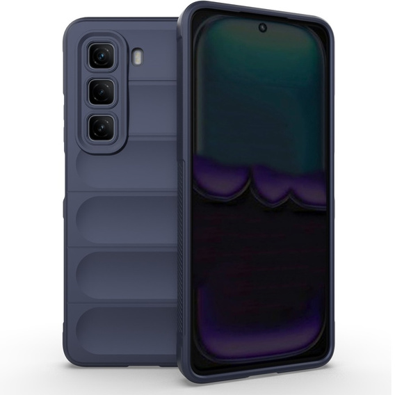 Case for Infinix Hot 50 4G, Gaming Shockproof, dark blue