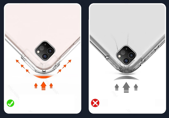 Case for Xiaomi Redmi Pad SE 11", Silicone, transparent