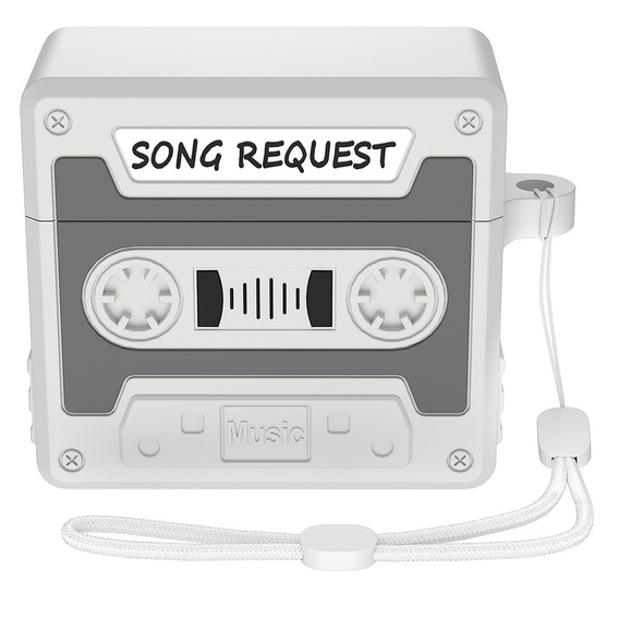 Retro silicone cassette case for Apple AirPods Pro 3