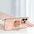 Case for iPhone 14 Pro Max, Electro Ring, light pink