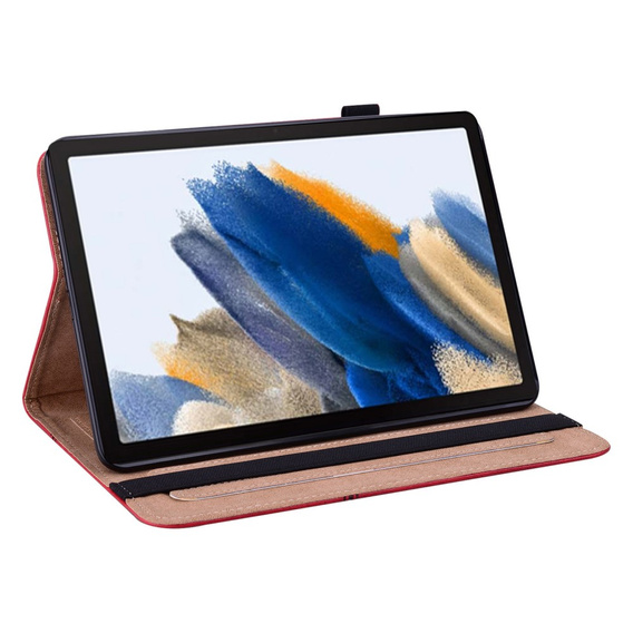 Case for Samsung Galaxy Tab A9+, Classic, with space for stylus, red