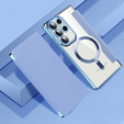 Flip case for Samsung Galaxy S23 Ultra, RFID Wallet MagSafe CamShield, blue