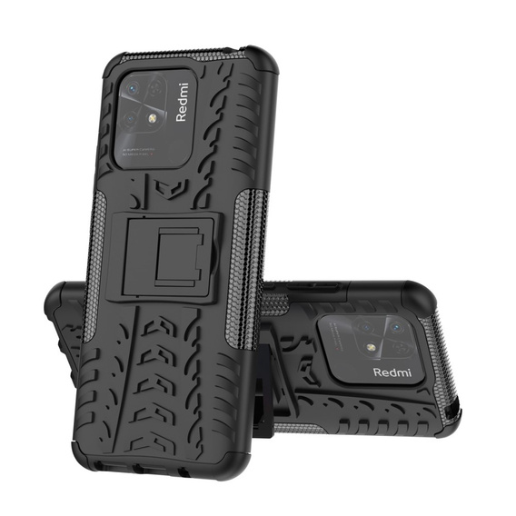 Case for Xiaomi Redmi 10C, Tire Armor, black