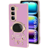 Case for Infinix Hot 50 4G, Astronaut, purple